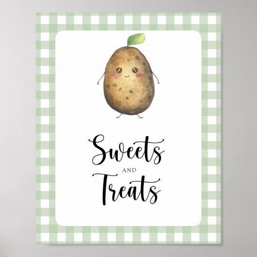 Kleine Kartoffel - Süßigkeiten und Leckereien Baby Poster (Vorne)