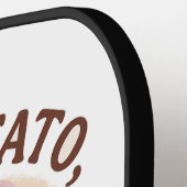 Kleine Kartoffeln Große Träume - Niedlich Motivier Pickleball Schläger (Linke Seite)