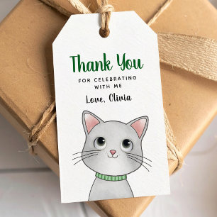 Kleine Katze, danke fürs Kommen Geschenkanhänger