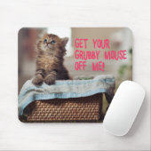 Kleine Katze (erhalten Sie Ihre schmuddelige Maus Mousepad (Mit Mouse)