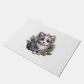 Kleine Katze Fußmatte (Schrägansicht)