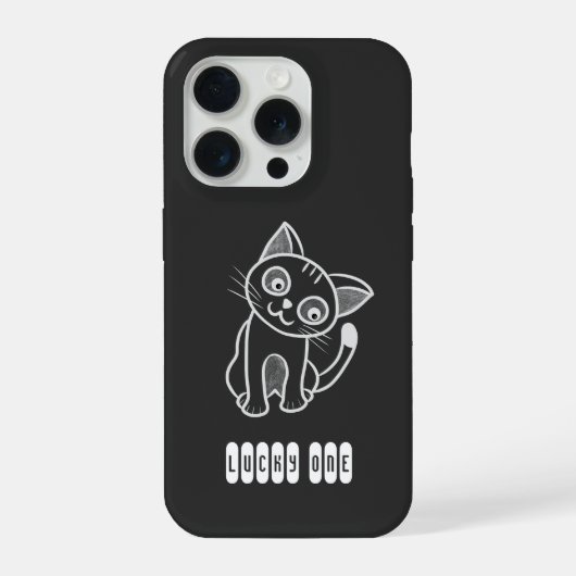 Kleine Katze iPhone Hülle (Rückseite)