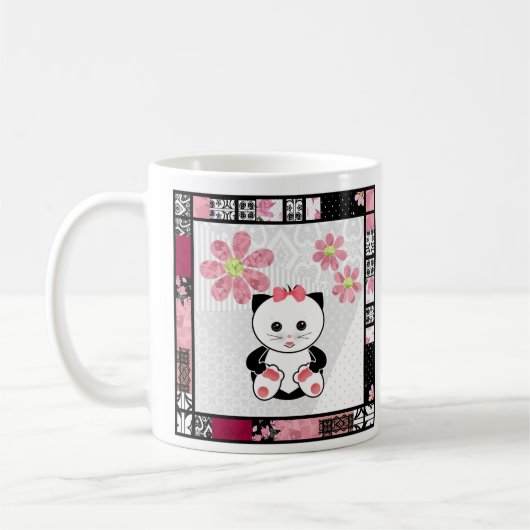 Kleine Katze Kaffeetasse (Links)