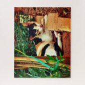 Kleine Katze Puzzle (Vertikal)