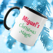 Kleine Katze Santa Elf Tasse