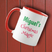 Kleine Katze Santa Tasse