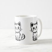 Kleine Katzen Kaffeetasse (VorderseiteRechts)