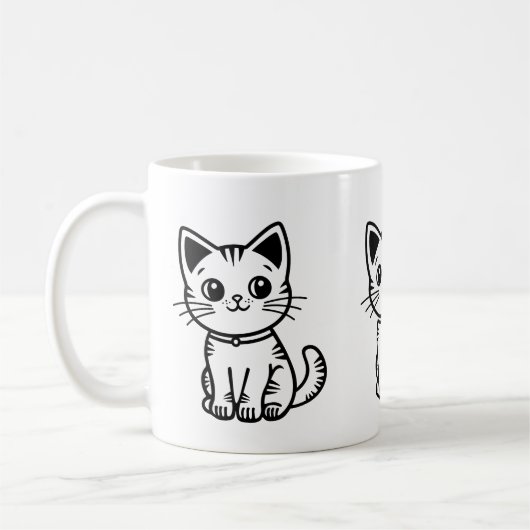 Kleine Katzen Kaffeetasse (Links)