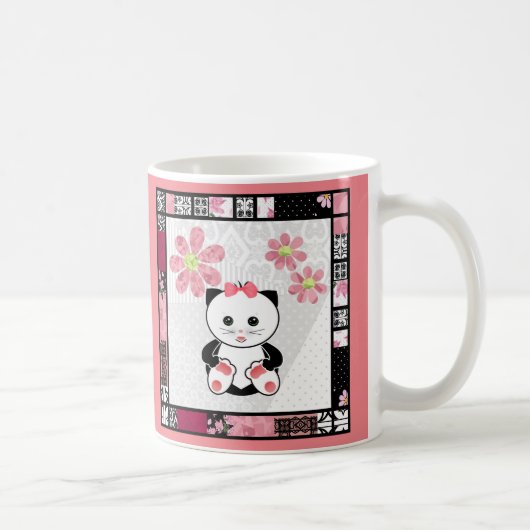 Kleine Katzen-Kaffeetasse Kaffeetasse (Rechts)