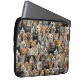 Kleine Katzenparade Laptopschutzhülle (Vorne Rechts)