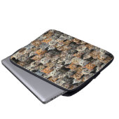 Kleine Katzenparade Laptopschutzhülle (Vorne Knopf)