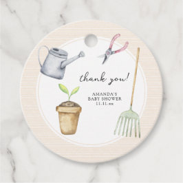 Kleine Keimbrauendusche danke Geschenkanhänger