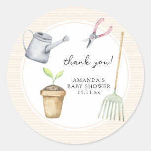 Kleine Keimbrauendusche danke Runder Aufkleber