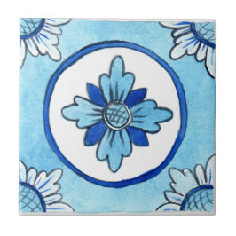 Kleine Keramik Kachel sizilianischen Stil "Castell