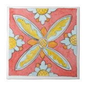 Kleine Keramik Kachel Sizilien inspiriert "Marsala (Vorderseite)