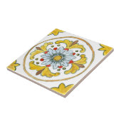 Kleine Keramik Kachel Sizilien inspiriert "Nubia" (Seite)