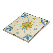 Kleine Keramik mit sizilianischem Stil "Pink" Fliese (Seite)