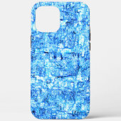 Kleine Kerben im zeichnend wie mit Stift Case-Mate iPhone Hülle (Rückseite)