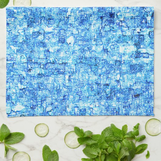 Kleine Kerben im zeichnend wie mit Stift Geschirrtuch (Gefaltet)