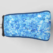 Kleine Kerben im zeichnend wie mit Stift Golf Headcover (Vorderseite)