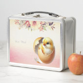 Kleine Kick Hatching Floral Metal Lunch Box (Beispiel)