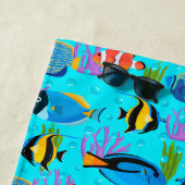 Kleine Kids Ocean Fish Muster Strandtuch (Beispiel)