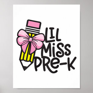 Kleine Kids vor dem Shirt CK bis zur Schulzeit Poster