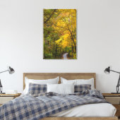 Kleine Kiesstrasse mit Herbstfarbe Leinwanddruck (Insitu (Schlafzimmer))