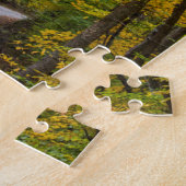 Kleine Kiesstrasse mit Herbstfarbe Puzzle (Seite)