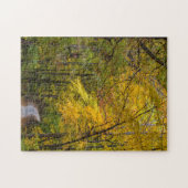 Kleine Kiesstrasse mit Herbstfarbe Puzzle (Horizontal)