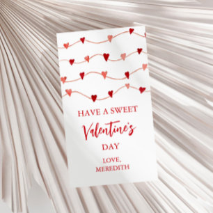 Kleine Kinder haben einen süßen Valentinstag Mitteilungskarte