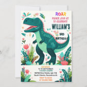 kleine Kinder niedliche Jungs T drei 3. Einladung (Vorderseite)