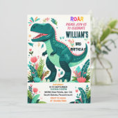 kleine Kinder niedliche Jungs T drei 3. Einladung (Stehend Vorderseite)