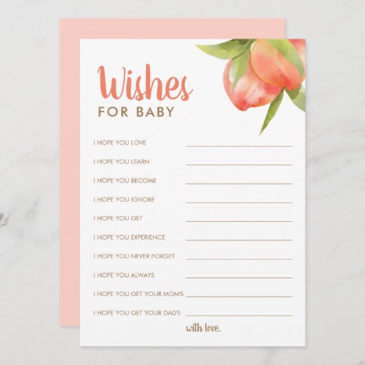 Kleine Kinderdusche für Ratschläge Hinweiskarte (Vorne/Hinten)