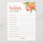 Kleine Kinderdusche für Ratschläge Hinweiskarte (Vorderseite)