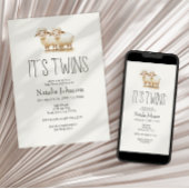 Kleine Kinderzimmer Tiere Twins Kinderdusche Einladung