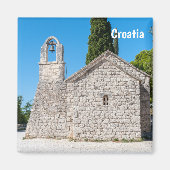 Kleine Kirche auf dem Marjan-Hügel bei Split - Kro Magnet (Vorne)