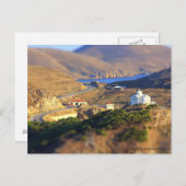 Kleine Kirche auf einem Hügel in Myrina, Limnos, G Postkarte (Vorne/Hinten)