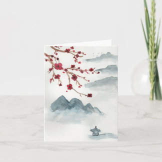 kleine Kirschblüte Karte