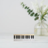 Kleine Klaviermusik Mini Visitenkarte (Stehend Vorderseite)