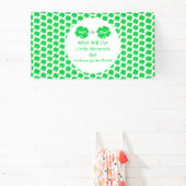 Kleine Kleeblatt-Geschlechtsoffenbarung Banner (InSitu)