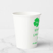 Kleine Kleeblatt-Geschlechtsoffenbarung Pappbecher (Rechts)