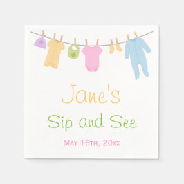Kleine Kleidung Baby Sip and See Serviette