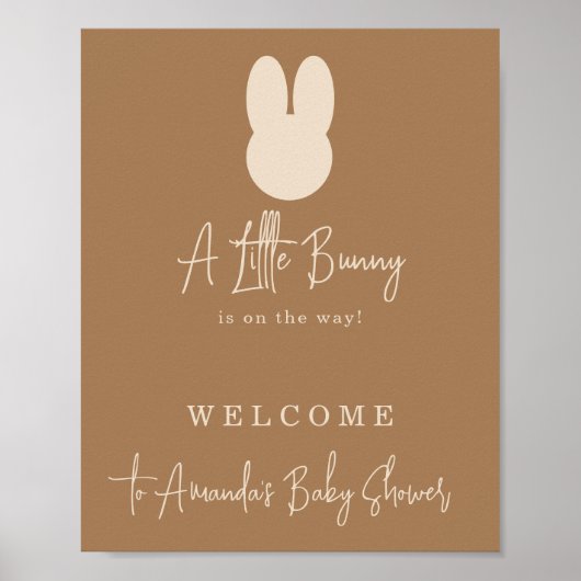 Kleine kleine Babydusche Poster (Vorne)