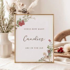 Kleine kleine Babydusche schätzt, wie viele Poster