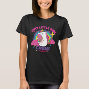 Kleine kleine Mädchen aus dem Unicorn Magical Yu T-Shirt
