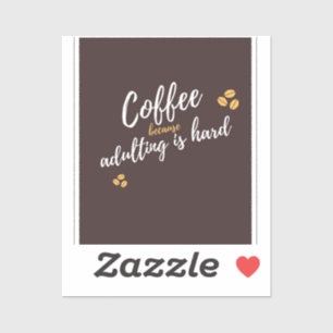 Kleine, kleine Sticker - Kaffee