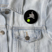 Kleine Kleinigkeit mit einer Tennisball Katze Button (Beispiel)