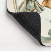Kleine Kleinkind-Vintage Illustration Mousepad (Ecke)