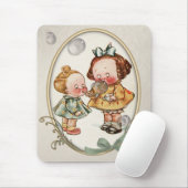 Kleine Kleinkind-Vintage Illustration Mousepad (Mit Mouse)